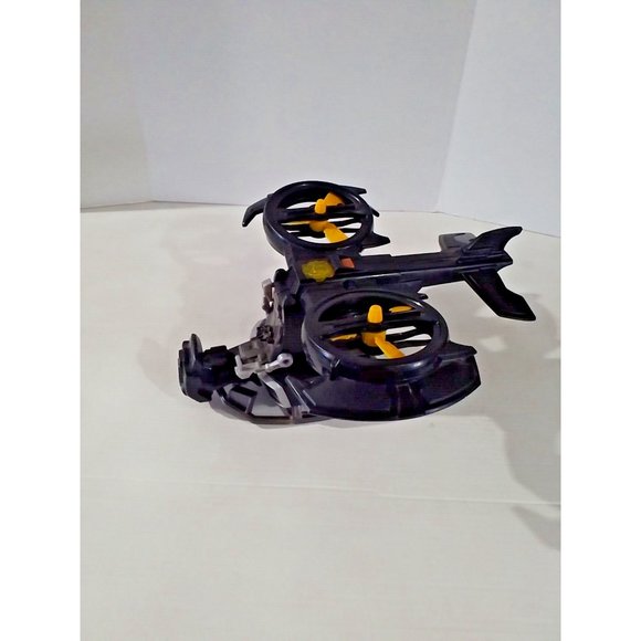 BATMAN DC Comics Batcopter Helicopter Black Battery Operated Toy Sounds Lights - Picture 11 of 16